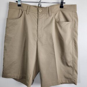 Under Armour Heat Gear Shorts Mens Size 36 Tan golf outdoor